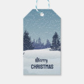 Labels met prettige kerstcadeaus cadeaulabel (Voorkant)