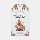 Labels met prettige kerstcadeaus cadeaulabel (Voorkant)