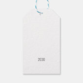 Labels met prettige kerstcadeaus cadeaulabel (Achterkant)