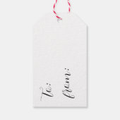 Labels met prettige kerstcadeaus | Heilige Gezin Cadeaulabel (Achterkant)