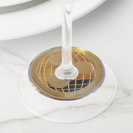 Labels met rimpelglas voor XRP-wijn (Dichtbij)