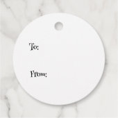 Labels met rode en groene Snowman kerst (Achterkant)