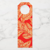 Labels met rode lederen flesjes (Voorkant)