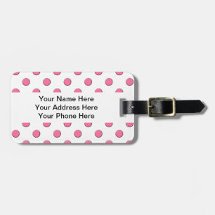 Labels met roze polaire dok