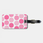 Labels met roze polaire dok (Achterkant horizontaal)