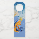 Labels met visfleshengel (Voorkant)