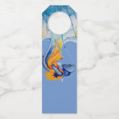 Labels met visfleshengel (Achterkant)