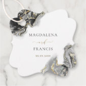 labels met zwarte gouden inkt (Voorkant)