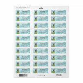 Labels op het Franse bulldog-adres (Full Sheet)