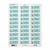 Labels op het Franse bulldog-adres (Full Sheet)