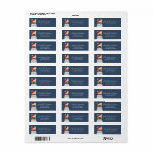 Labels op het Franse bulldog-adres (Full Sheet)
