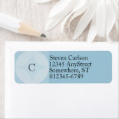 Labels, retournering - Cirkel- en diamantmonogram Etiket (Insitu)