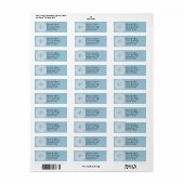 Labels, retournering - Cirkel- en diamantmonogram Etiket (Full Sheet)