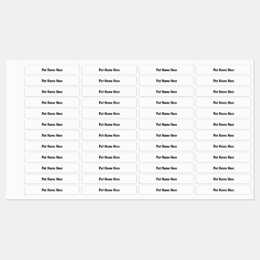 Labels - Sjabloon (Vel)