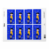 Labels Stickers Bookplate Boy Skateboard (Full Sheet)