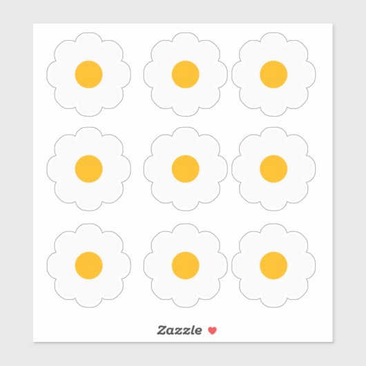 Labels Stickers - Daisies (Vel)
