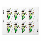 Labels Stickers Ex Libris Jongen Skateboard (Full Sheet)