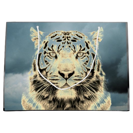 LABELS TIGER EN TORNADO GIFT GROOT CADEAUZAKJE (Voorkant)