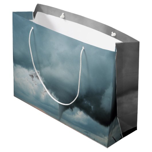 LABELS TIGER EN TORNADO GIFT GROOT CADEAUZAKJE (Achterkant Gekanteld)