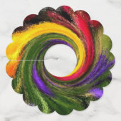 labels van "A Floral Twist" met schroefdraad