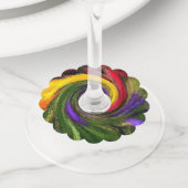 labels van "A Floral Twist" met schroefdraad (Dichtbij)