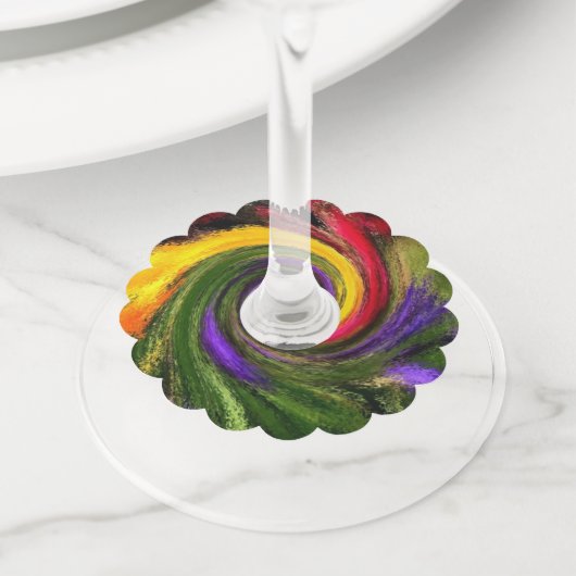 labels van "A Floral Twist" met schroefdraad