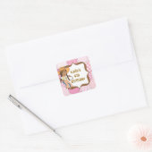 Labels van Afrikaanse Amerikaanse cowgirl op Birth (Envelop)