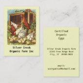 Labels van biologische producten kippeneieren Boer (Voorkant / Achterkant)