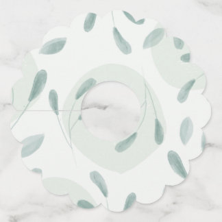 Labels van gescand wijnglas