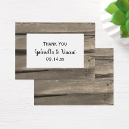 Labels van het landschap Barn Wood Weddenschap Visitekaartje
