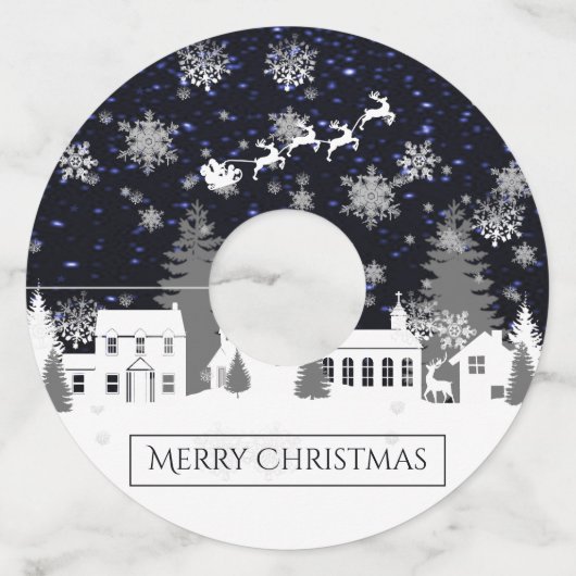 Labels van kerstvlinderglas (Voorkant)