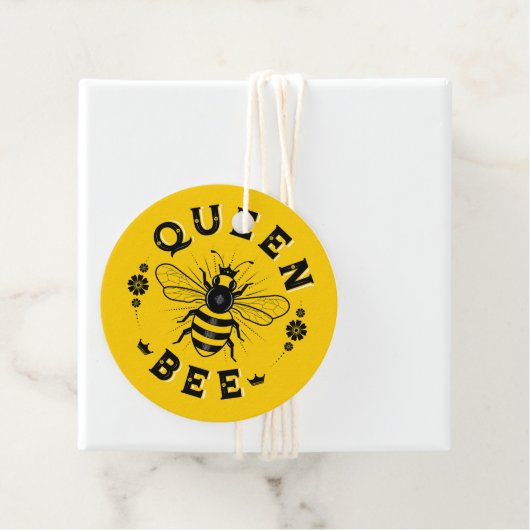 Labels van koningin Bee Round (In situ)