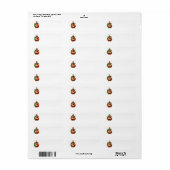 Labels van Lil Luv's kersttoespraak (Full Sheet)