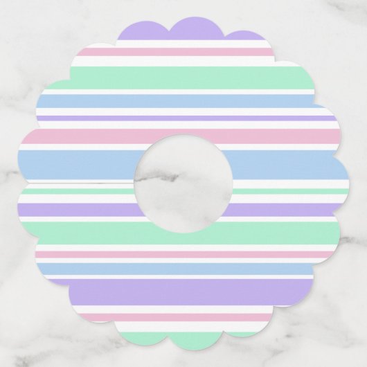 Labels van pasta's, gestreken fijn papier (Achterkant)