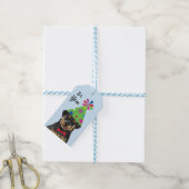 Labels van rottweiler van Birthday Party Cadeaulabel (Met Touw)