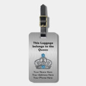 Labels van Royal Crown Bag (Voorkant verticaal)