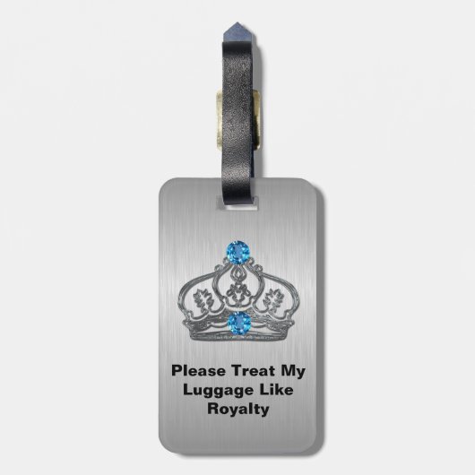 Labels van Royal Crown Bag (Achterkant verticaal)