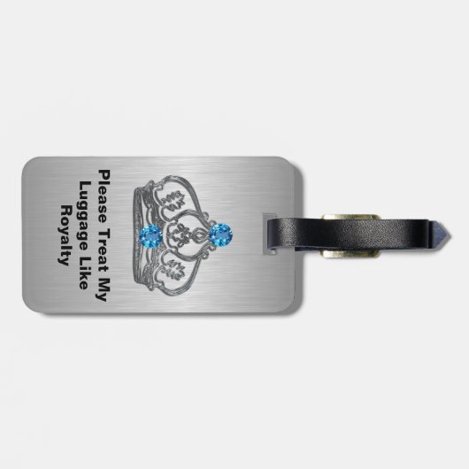 Labels van Royal Crown Bag (Achterkant horizontaal)