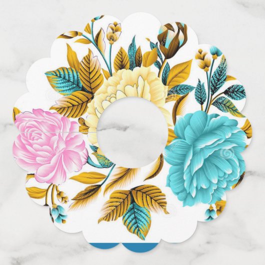 Labels van wijnglas (Achterkant)