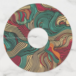 Labels van wijnglas voor sierdoeleinden