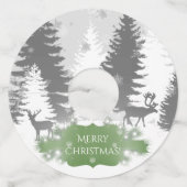 Labels van winterWonderland - Glasglas - Groen (Voorkant)