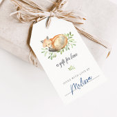 Labels van Woodland Fox Display Cadeaulabel
