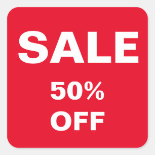 Labels verkopen voor feestelijke aanbiedingen