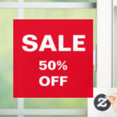 Labels verkopen voor feestelijke aanbiedingen raamsticker (Huis)