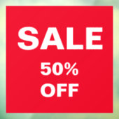 Labels verkopen voor feestelijke aanbiedingen raamsticker (Vel 3)