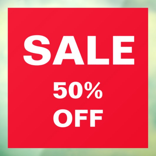 Labels verkopen voor feestelijke aanbiedingen raamsticker (Vel 3)