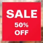 Labels verkopen voor feestelijke aanbiedingen raamsticker (Vel 2)