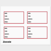 Labels verplaatsen - labels voor opbergdozen (Vel)