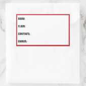 Labels verplaatsen - labels voor opbergdozen (Tas)