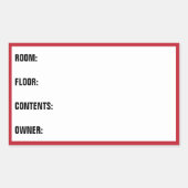 Labels verplaatsen - labels voor opbergdozen (Voorkant)